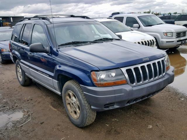 1J4G248S3YC335067 - 2000 JEEP GRAND CHER BLUE photo 1