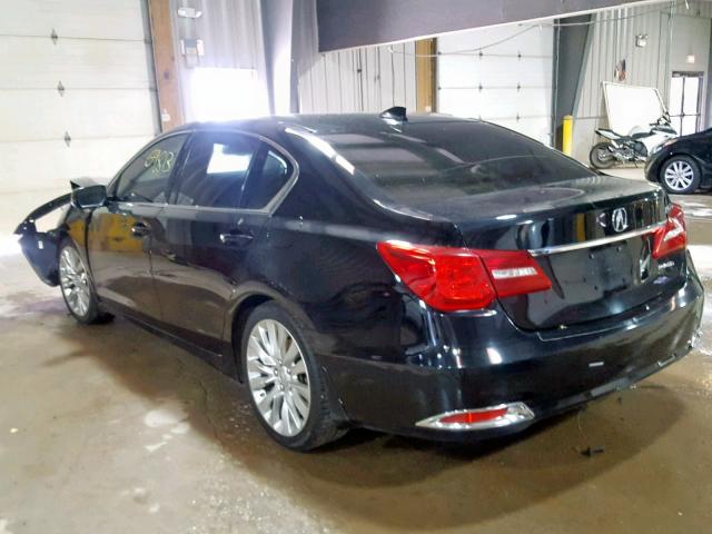 JH4KC1F76EC001491 - 2014 ACURA RLX TECH-A BLACK photo 3