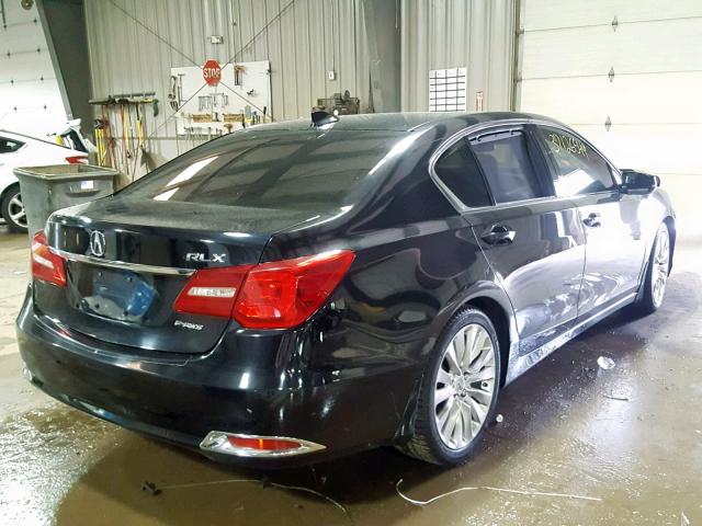 JH4KC1F76EC001491 - 2014 ACURA RLX TECH-A BLACK photo 4