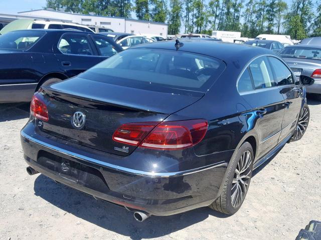 WVWGU7AN2EE532446 - 2014 VOLKSWAGEN CC VR6 4MO BLACK photo 4