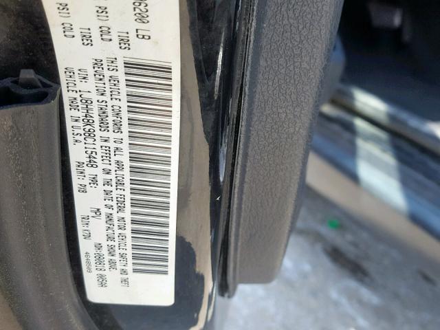 1J8HH48K98C115448 - 2008 JEEP COMMANDER BLACK photo 10