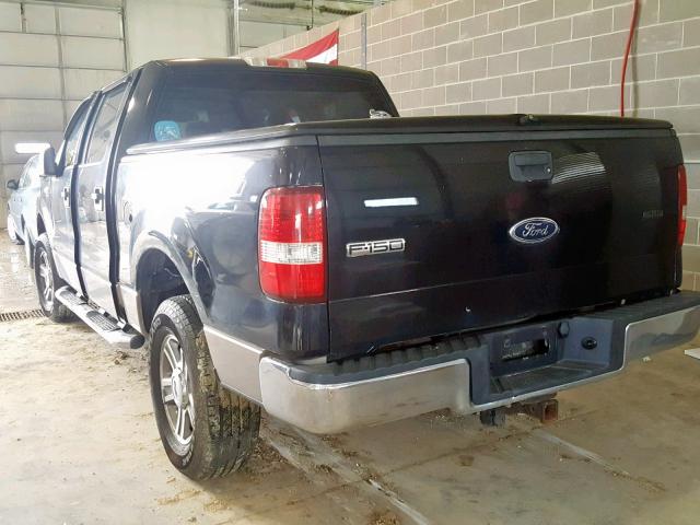 1FTPW14504KB13384 - 2004 FORD F150 SUPER BLACK photo 3