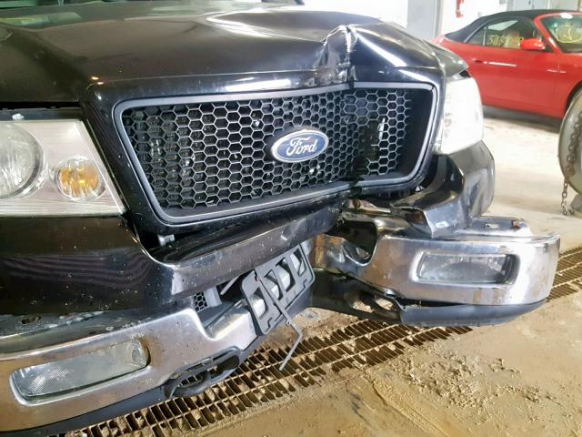 1FTPW14504KB13384 - 2004 FORD F150 SUPER BLACK photo 9