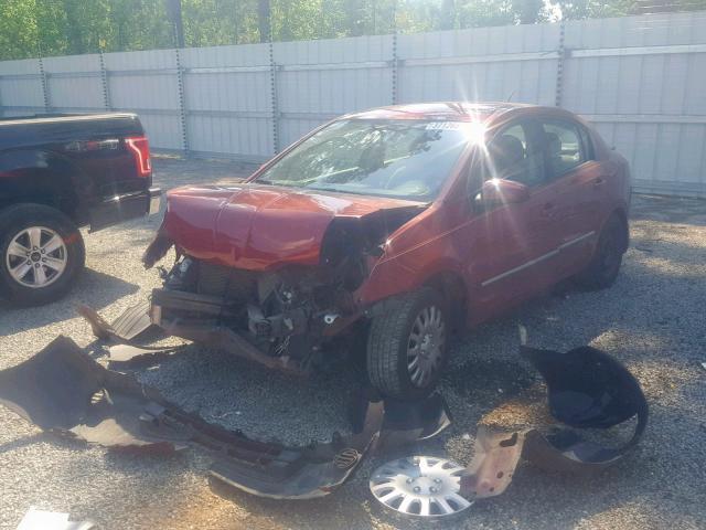 3N1AB6AP2BL632732 - 2011 NISSAN SENTRA 2.0 BURGUNDY photo 2