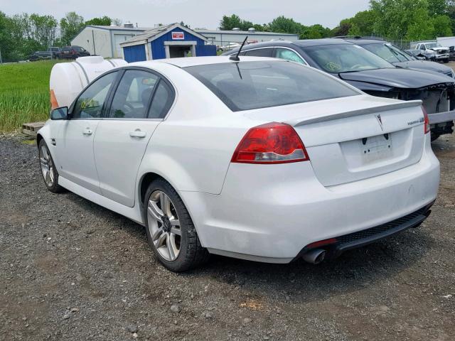 6G2ER57778L131567 - 2008 PONTIAC G8 WHITE photo 3