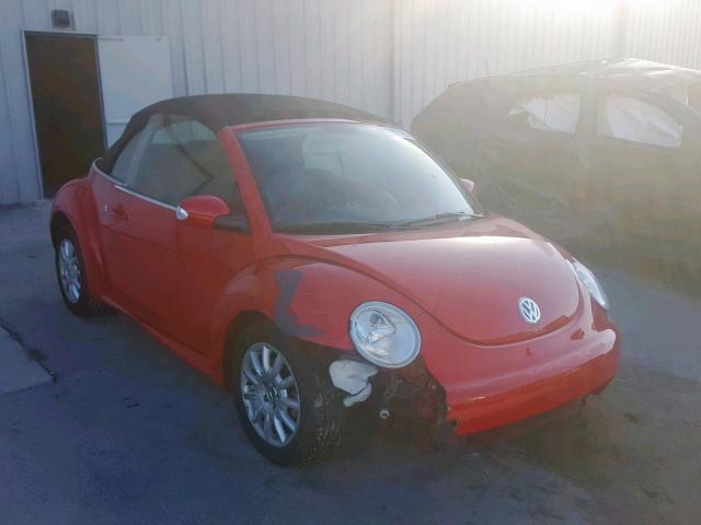 3VWCM31Y25M365045 - 2005 VOLKSWAGEN NEW BEETLE RED photo 1