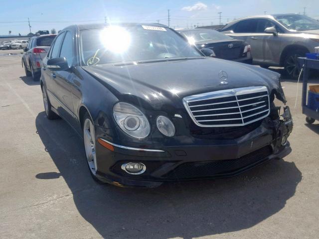 WDBUF56X59B410133 - 2009 MERCEDES-BENZ E 350 BLACK photo 1