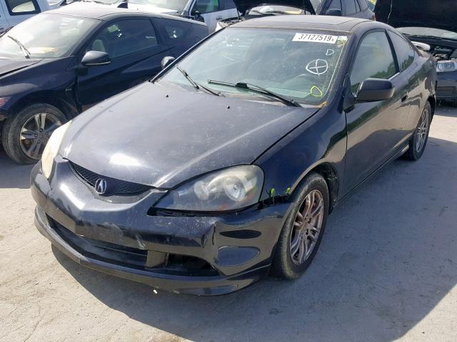 JH4DC54865S011276 - 2005 ACURA RSX BLACK photo 2