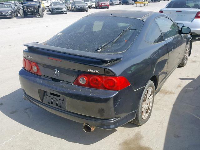 JH4DC54865S011276 - 2005 ACURA RSX BLACK photo 4