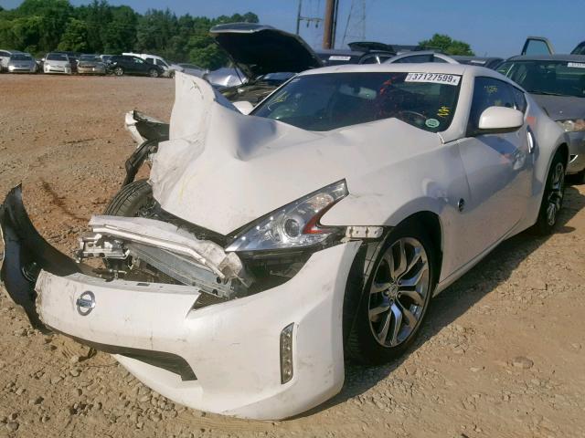 JN1AZ4EH4EM635662 - 2014 NISSAN 370Z BASE WHITE photo 2