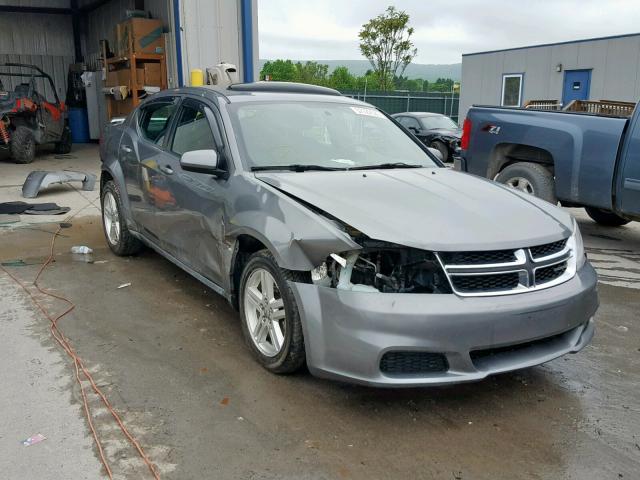 1B3BD1FB1BN617250 - 2011 DODGE AVENGER MA GRAY photo 1