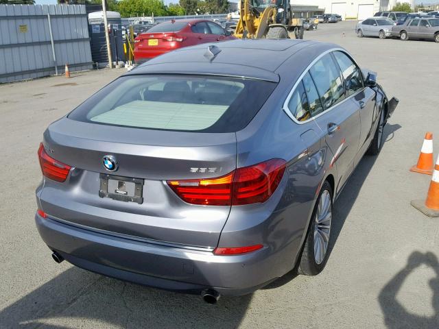 WBA5M2C54ED085757 - 2014 BMW 535 IGT SILVER photo 4