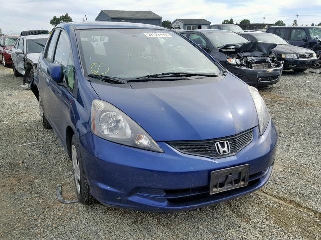 JHMGE8H34DC075168 - 2013 HONDA FIT BLUE photo 1