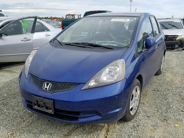 JHMGE8H34DC075168 - 2013 HONDA FIT BLUE photo 2