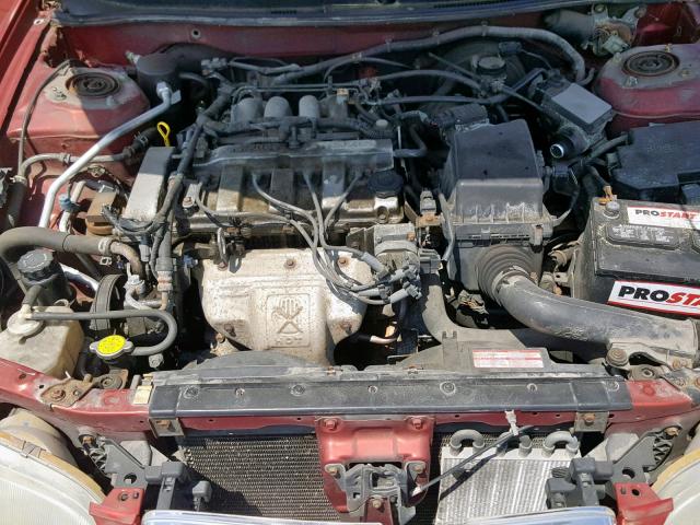 1YVGF22C8X5829843 - 1999 MAZDA 626 ES RED photo 7