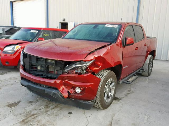 1GCGSDEAXJ1237396 - 2018 CHEVROLET COLORADO Z RED photo 2