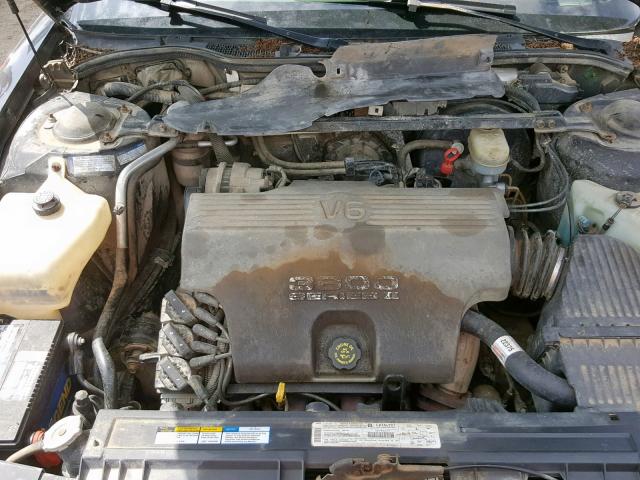 1G2HX52K6VH272186 - 1997 PONTIAC BONNEVILLE BLACK photo 7