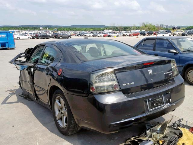 2B3CA3CV7AH273924 - 2010 DODGE CHARGER SX BLACK photo 3