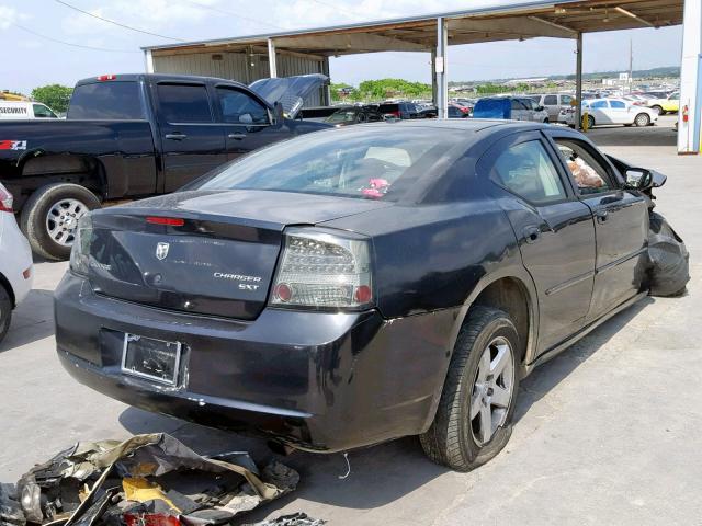 2B3CA3CV7AH273924 - 2010 DODGE CHARGER SX BLACK photo 4