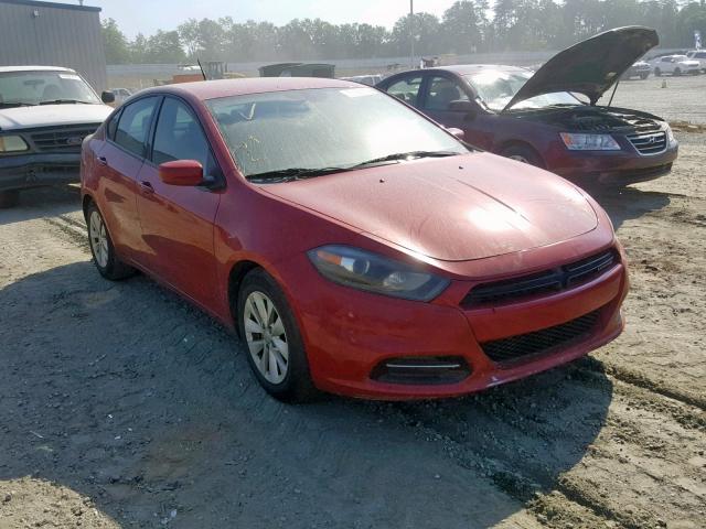 1C3CDFBAXED667642 - 2014 DODGE DART SXT RED photo 1