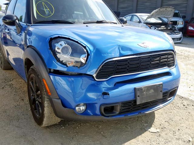 WMWZC3C5XCWL86190 - 2012 MINI COOPER S C BLUE photo 9