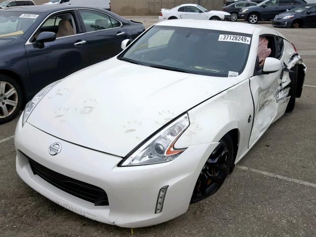 JN1AZ4EH0FM440160 - 2015 NISSAN 370Z BASE WHITE photo 2