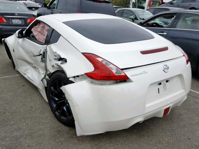 JN1AZ4EH0FM440160 - 2015 NISSAN 370Z BASE WHITE photo 3