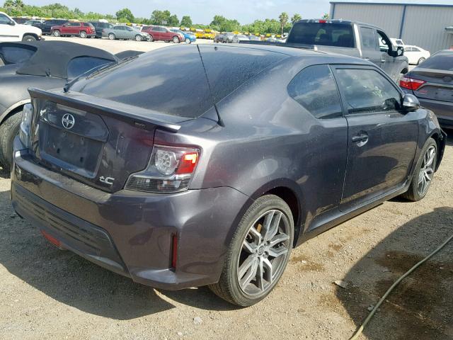 JTKJF5C73GJ023665 - 2016 TOYOTA SCION TC GRAY photo 4