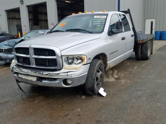 3D6WR48C75G847987 - 2005 DODGE RAM 3500 S GRAY photo 2