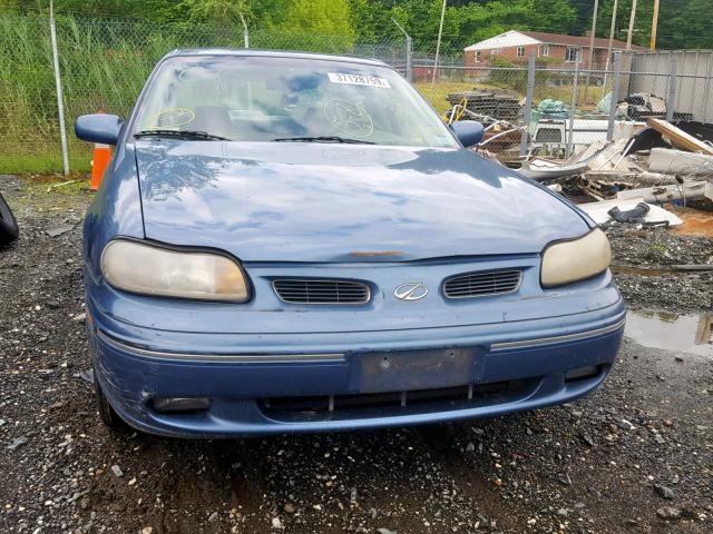 1G3NG52J1X6334789 - 1999 OLDSMOBILE CUTLASS GL BLUE photo 9