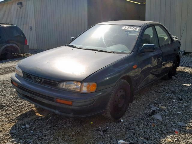 JF1GC6553SH517994 - 1995 SUBARU IMPREZA LX GREEN photo 2