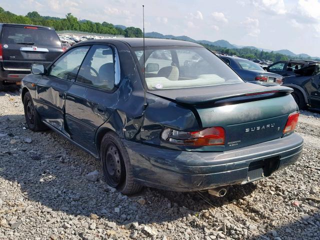 JF1GC6553SH517994 - 1995 SUBARU IMPREZA LX GREEN photo 3