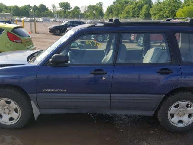 JF1SF63572H737661 - 2002 SUBARU FORESTER L BLUE photo 9