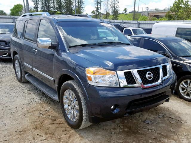 5N1BA0NE7FN603058 - 2015 NISSAN ARMADA PLA BLUE photo 1