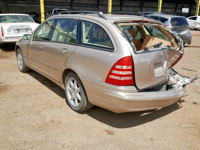 WDBRH64J02F200364 - 2002 MERCEDES-BENZ C 320 GOLD photo 3