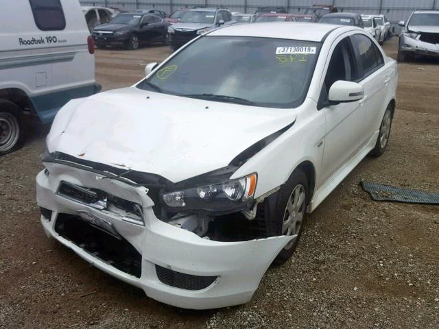 JA32U2FU5FU015354 - 2015 MITSUBISHI LANCER ES WHITE photo 2