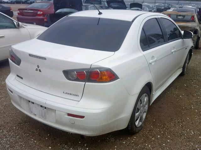 JA32U2FU5FU015354 - 2015 MITSUBISHI LANCER ES WHITE photo 4