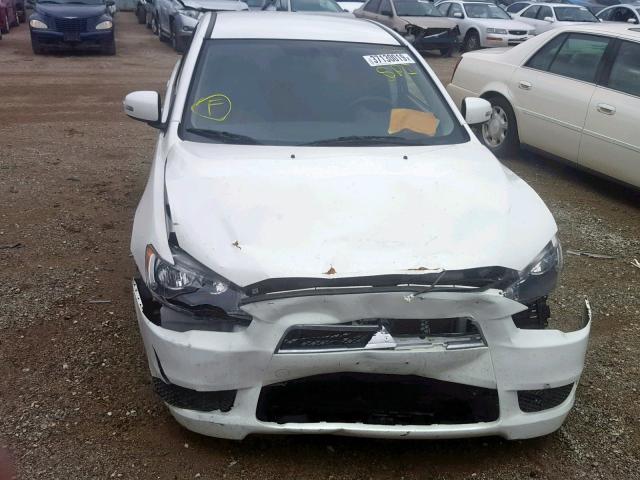 JA32U2FU5FU015354 - 2015 MITSUBISHI LANCER ES WHITE photo 9