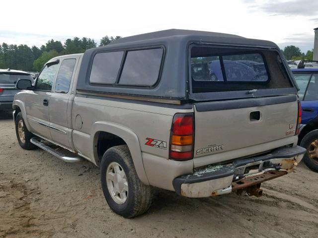 1GTEK19B05E334629 - 2005 GMC NEW SIERRA TAN photo 3