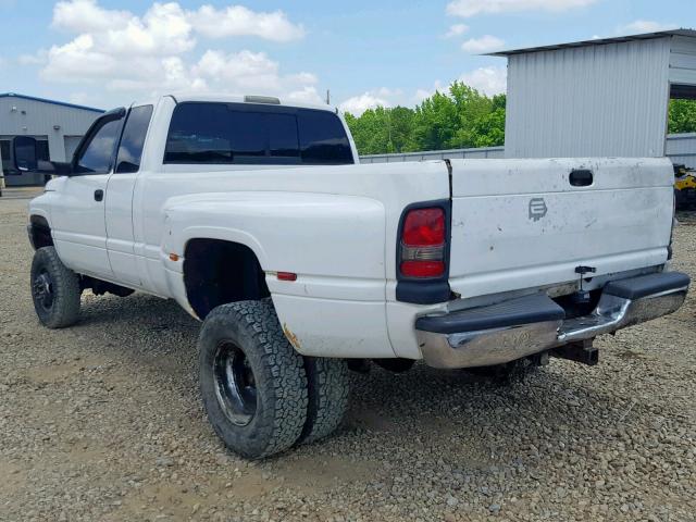 3B7KF23602M233606 - 2002 DODGE RAM 2500 WHITE photo 3