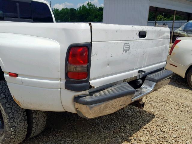 3B7KF23602M233606 - 2002 DODGE RAM 2500 WHITE photo 9