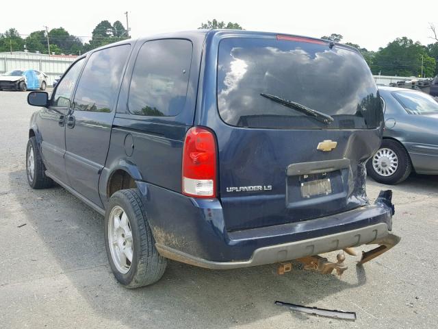 1GNDV23187D122263 - 2007 CHEVROLET UPLANDER L BLUE photo 3