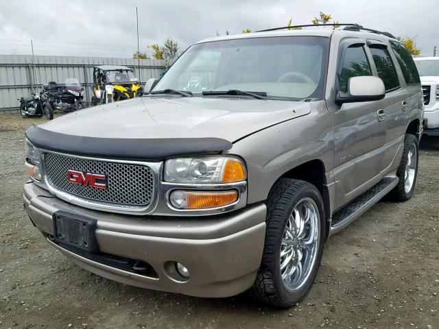 1GKEK63U51J233194 - 2001 GMC DENALI BEIGE photo 2