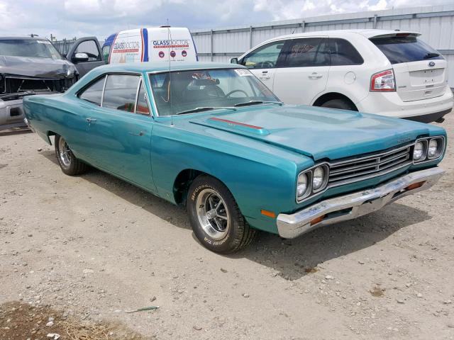 RM23H9G300406 - 1969 PLYMOUTH ROADRUNNER BLUE photo 1