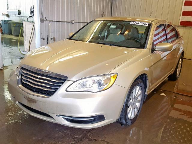 1C3BC1FB5BN520090 - 2011 CHRYSLER 200 TOURIN GOLD photo 2