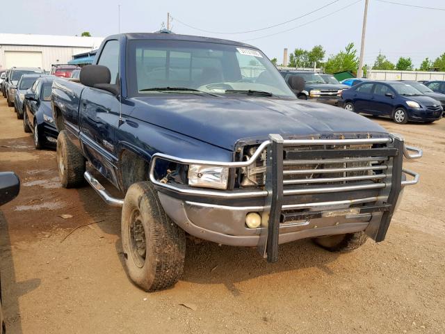 3B7KF26682M265361 - 2002 DODGE RAM 2500 BLUE photo 1