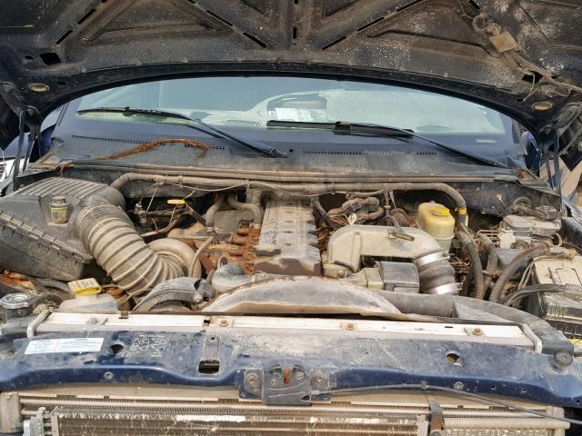 3B7KF26682M265361 - 2002 DODGE RAM 2500 BLUE photo 7