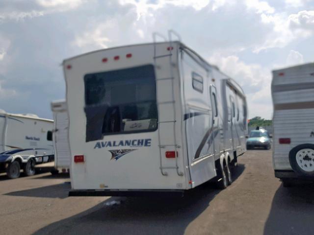 4YDF34125DE760178 - 2013 KEYSTONE AVALANCHE WHITE photo 6