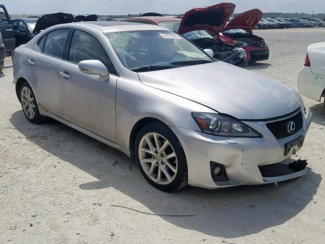 JTHCF5C28B5044841 - 2011 LEXUS IS 250 SILVER photo 1