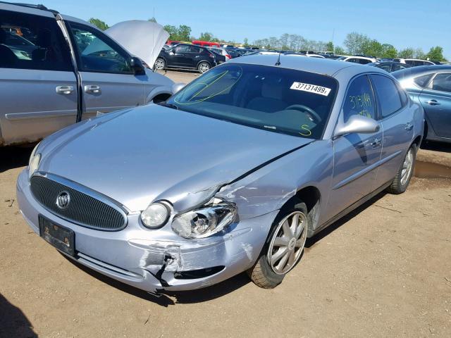 2G4WC532251221764 - 2005 BUICK LACROSSE C SILVER photo 2